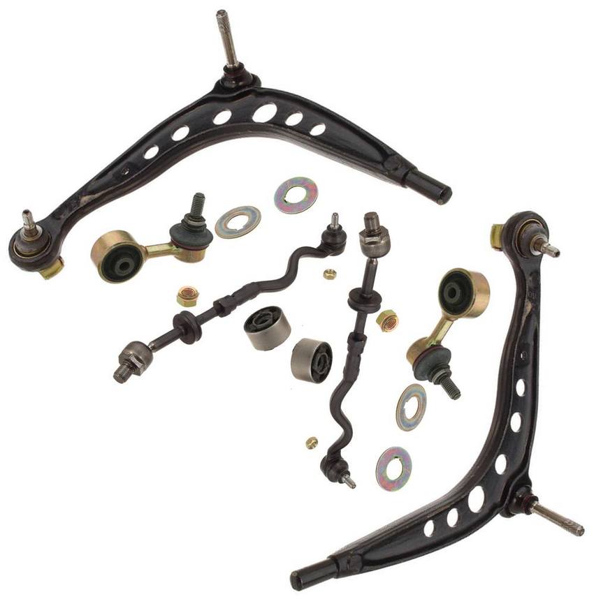 BMW Suspension Control Arm Kit - Front (8 Pieces) 32111139316 - eEuroparts Kit 3085181KIT